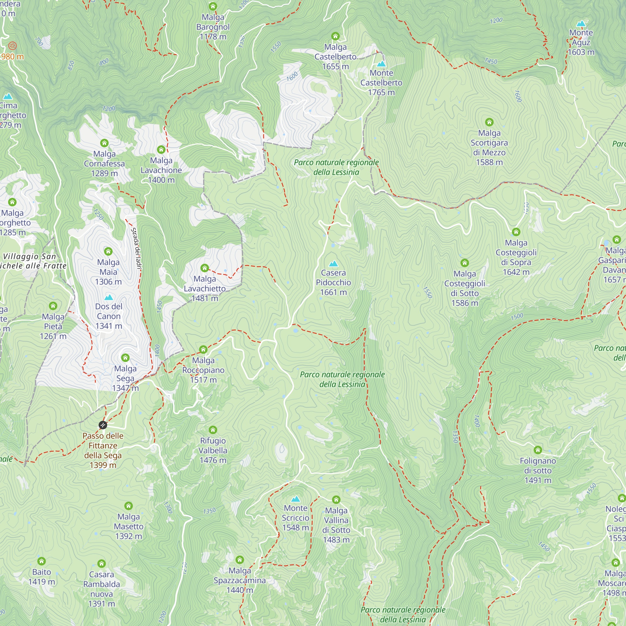 Baito Vecchio map