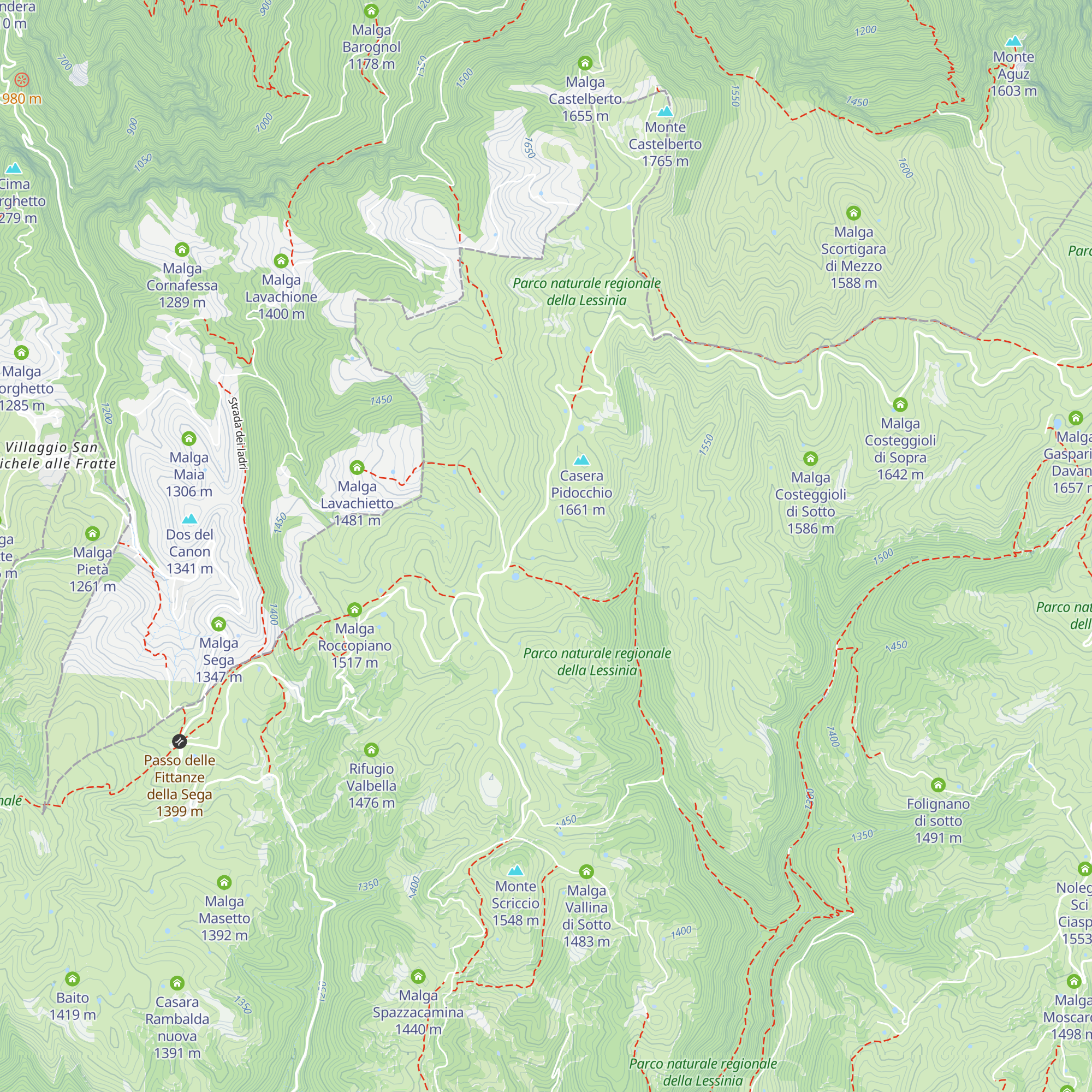 Baito Vecchio map