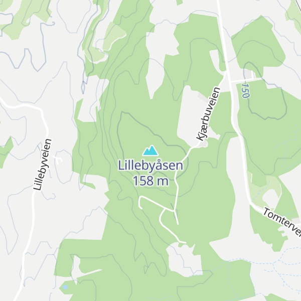 Map of Lillebyåsen
