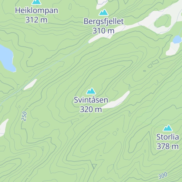Map of Svintåsen