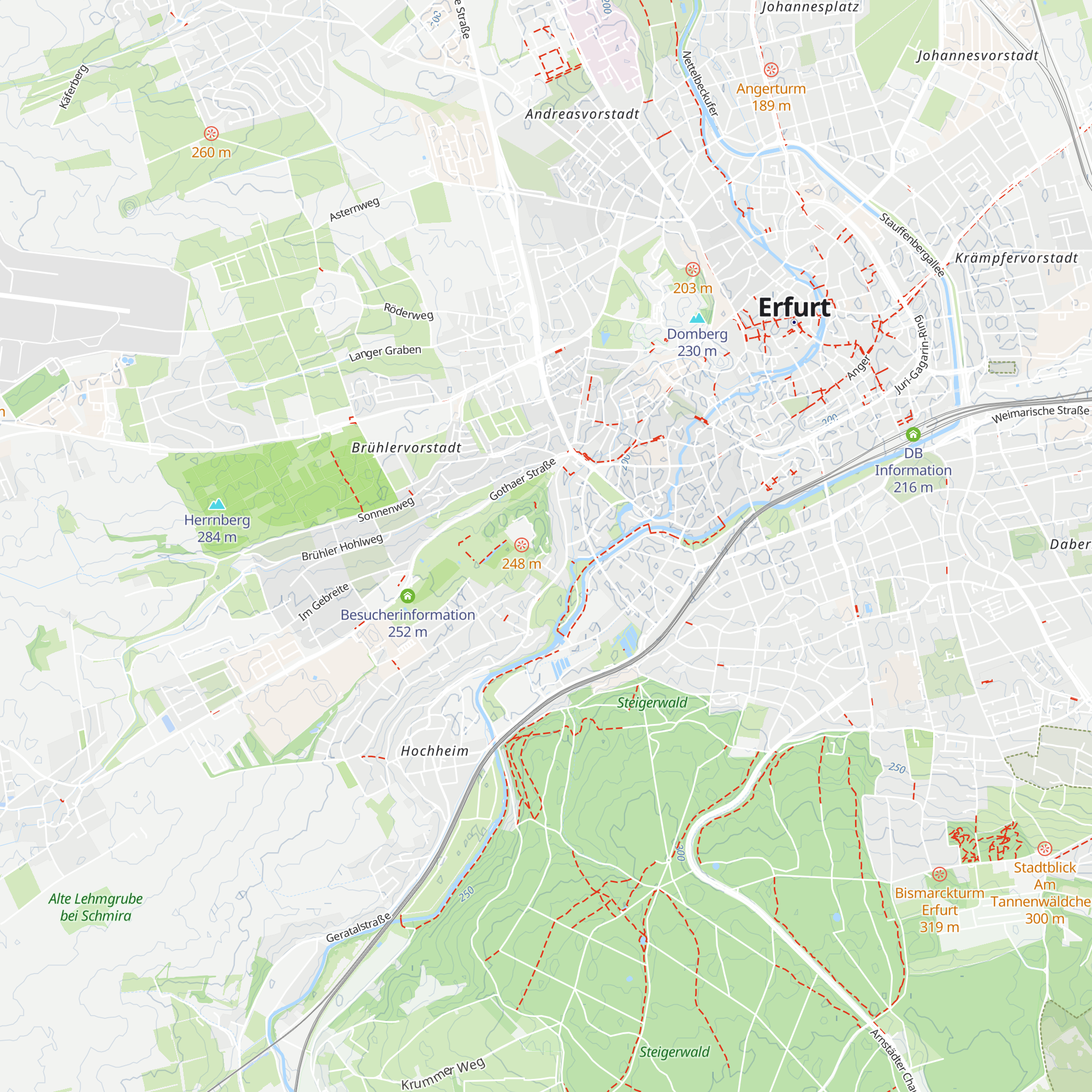 Pulverhütte map