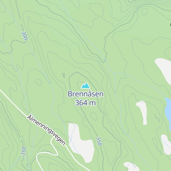 Map of Brennåsen