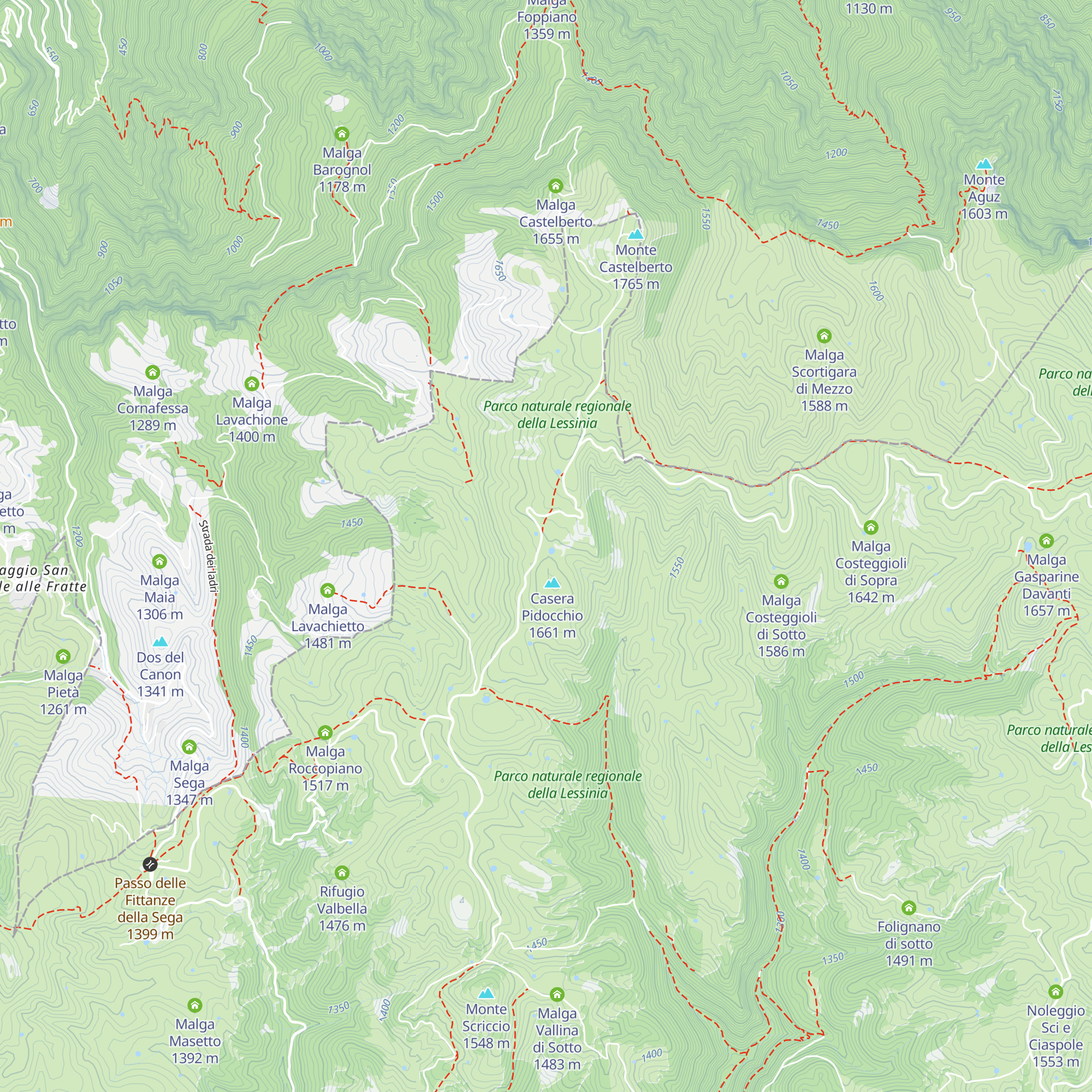 Casera Pidocchio di Sopra map