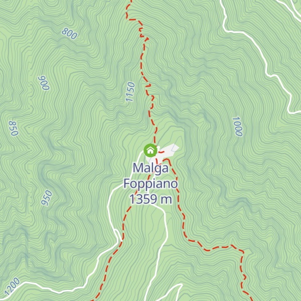 Map of Malga Foppiano