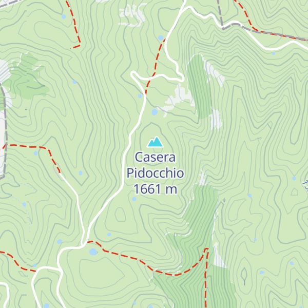 Map of Casara del Pidocchio