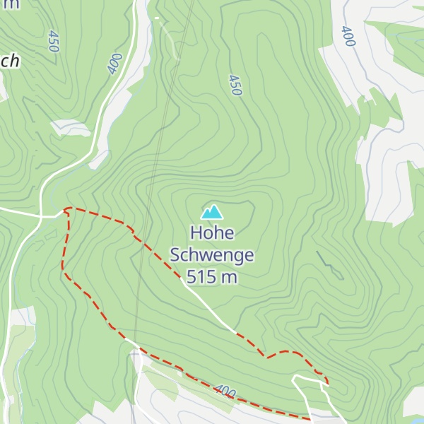 Map of Hohe Schwenge