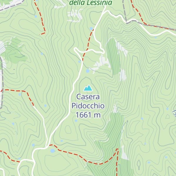 Map of Casera Pidocchio