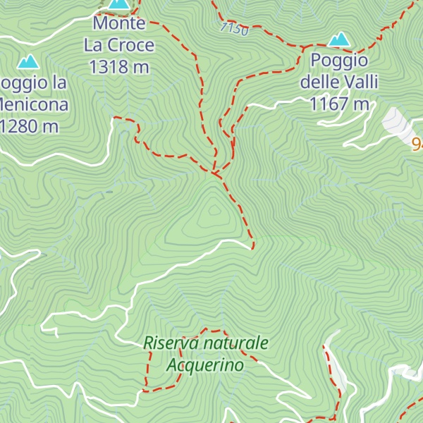 Map of Poggio di Chiusoli