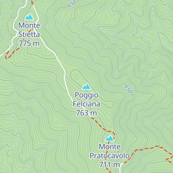 Map of Poggio Felciana