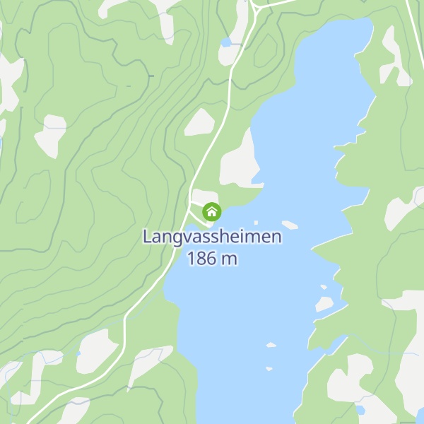 Map of Langvassheimen