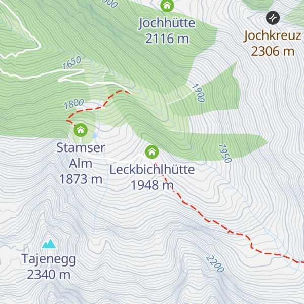 Map of Leckbichlhütte