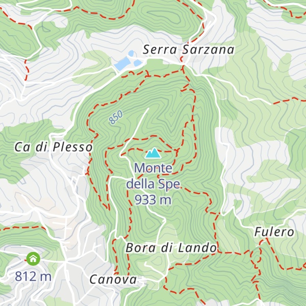 Map of Monte della Spe
