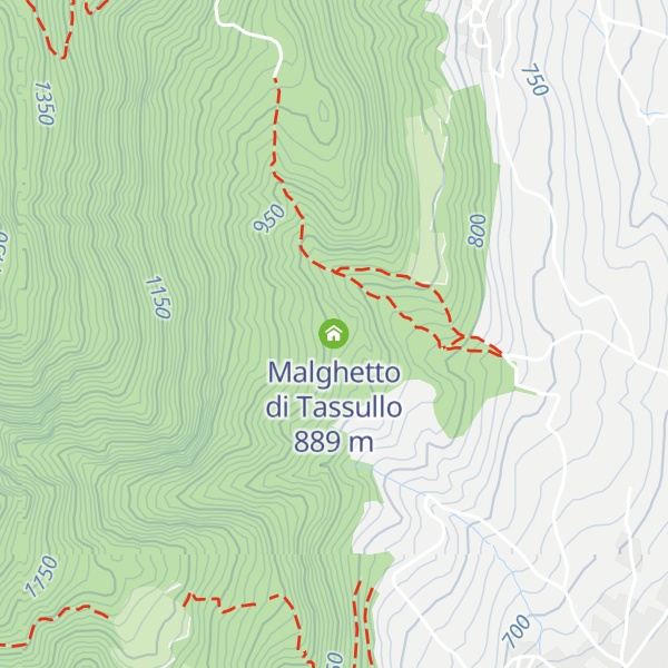 Map of Malghetto di Tassullo