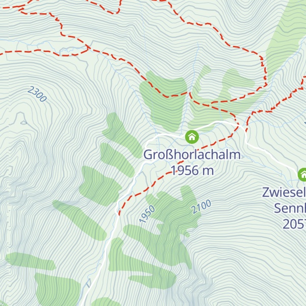 Map of Kleinhorlachalm