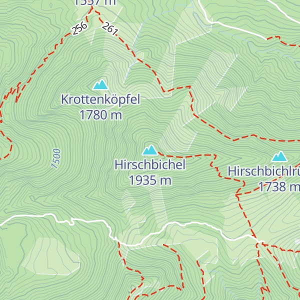 Map of Hirschbichel