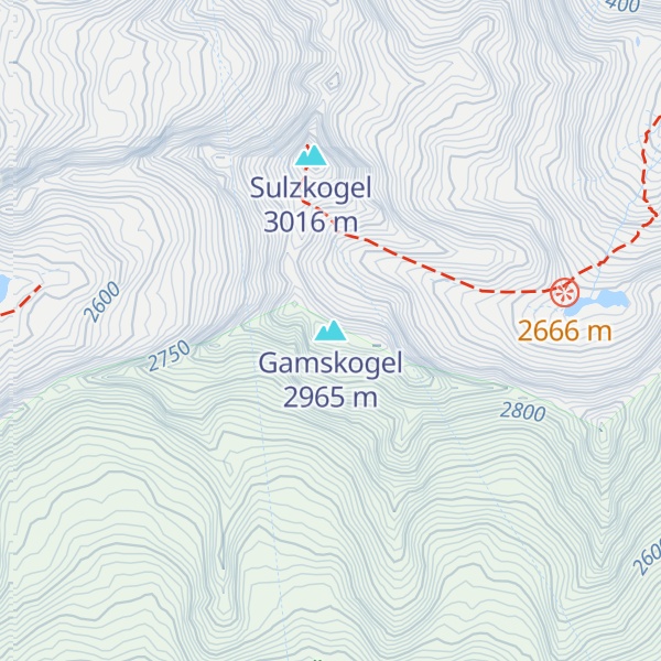 Map of Gamskogel