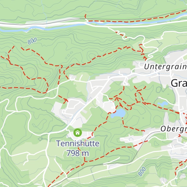 Map of Gästehaus Schönanger + Fewo "Alm"