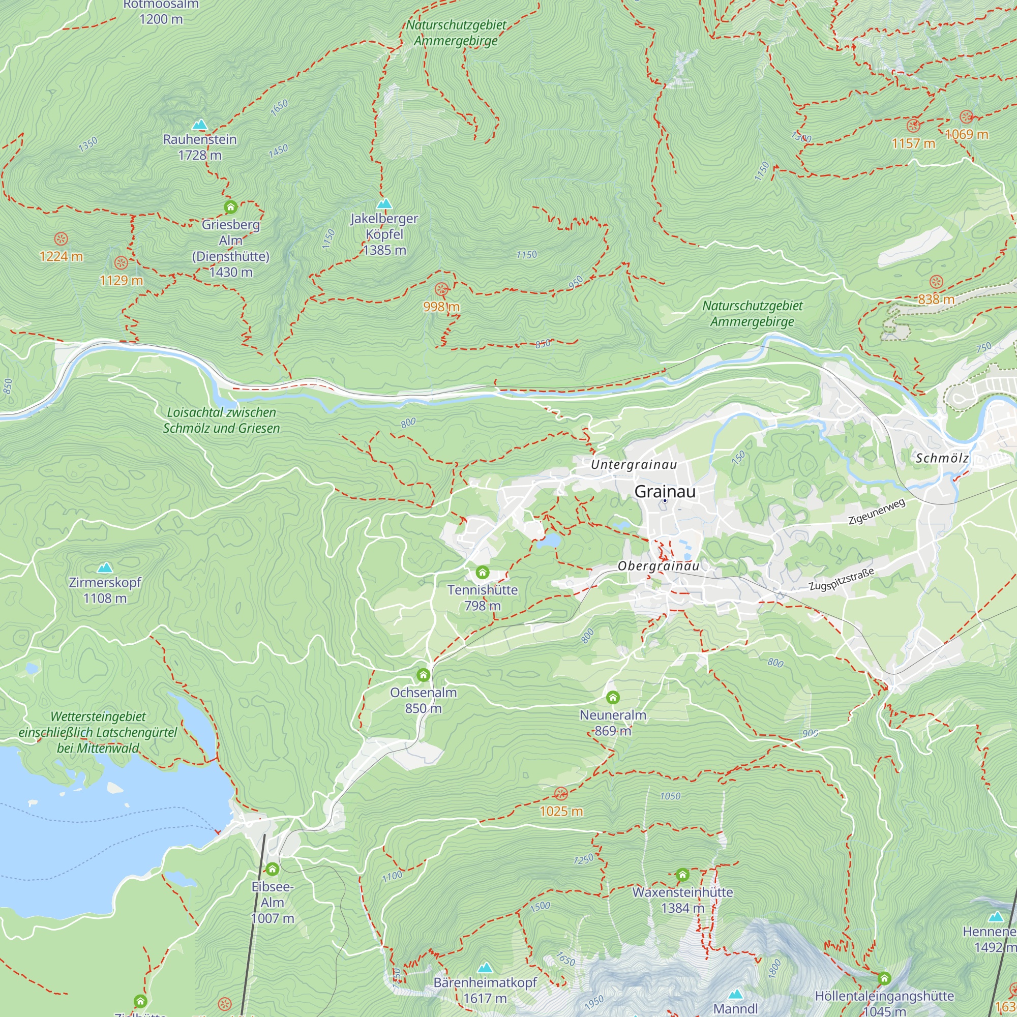Gästehaus Schönanger + Fewo "Alm" map