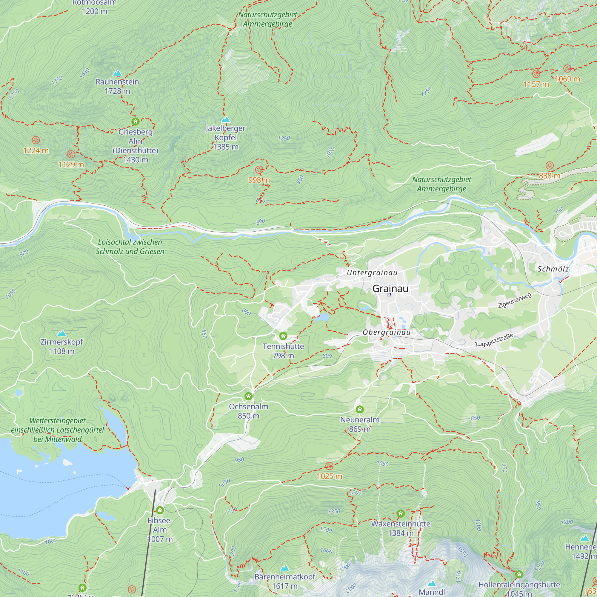 Gästehaus Schönanger + Fewo "Alm" map