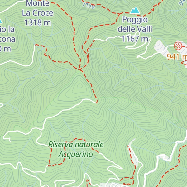 Map of Capanno di Chiusoli