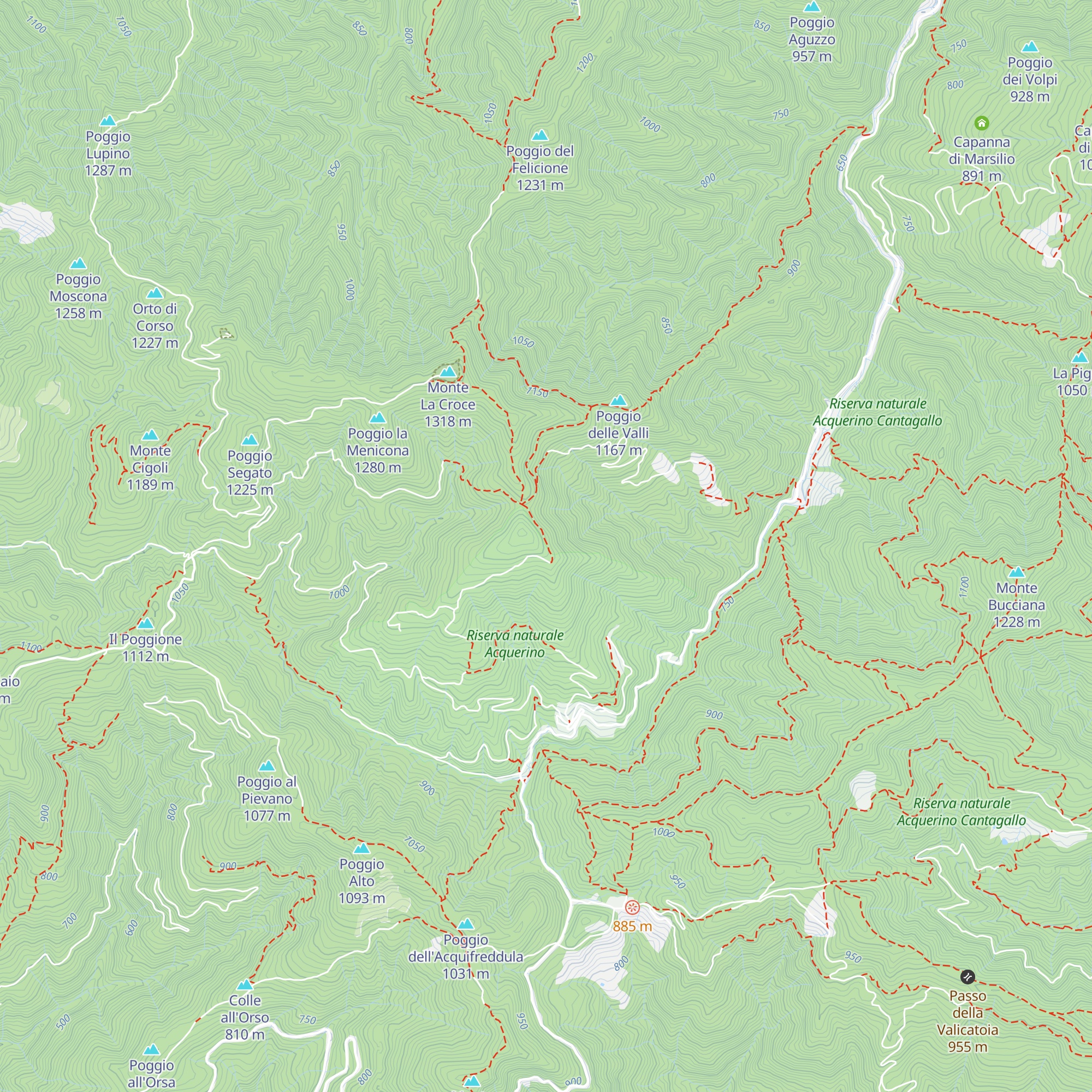 Capanno di Chiusoli map