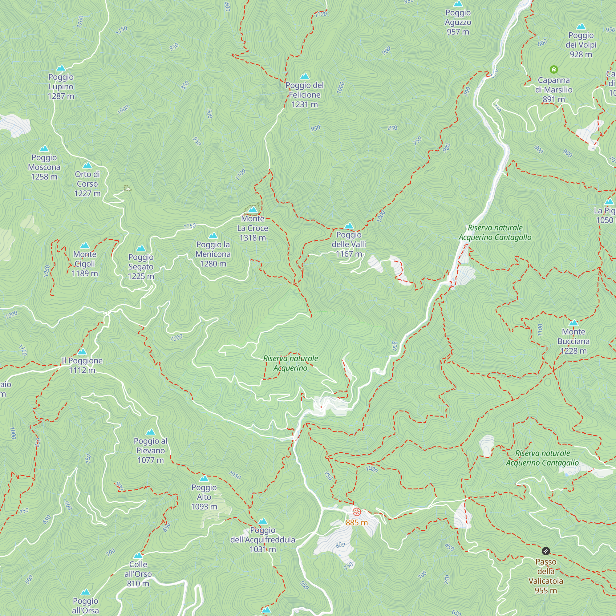 Capanno di Chiusoli map