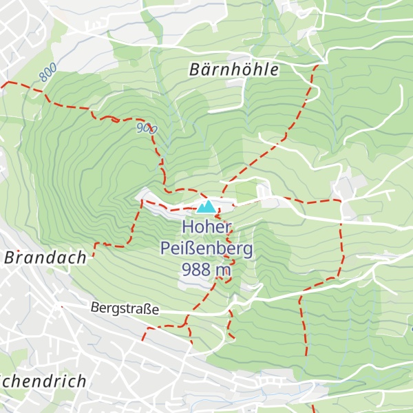 Map of Hoher Peißenberg