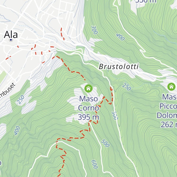 Map of Maso Corno