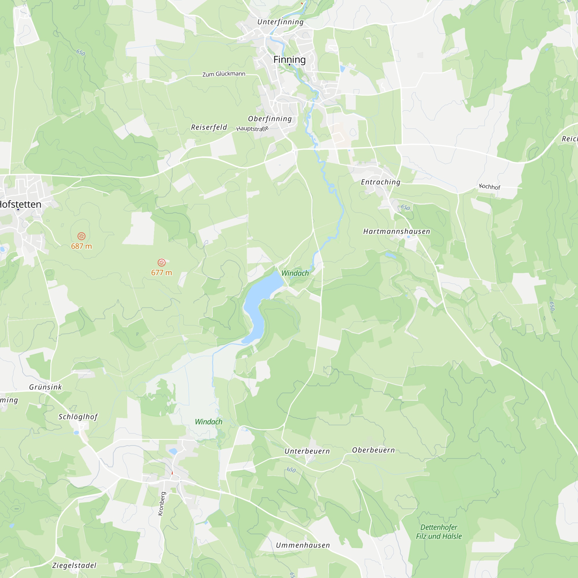 Windachsee-Alm map