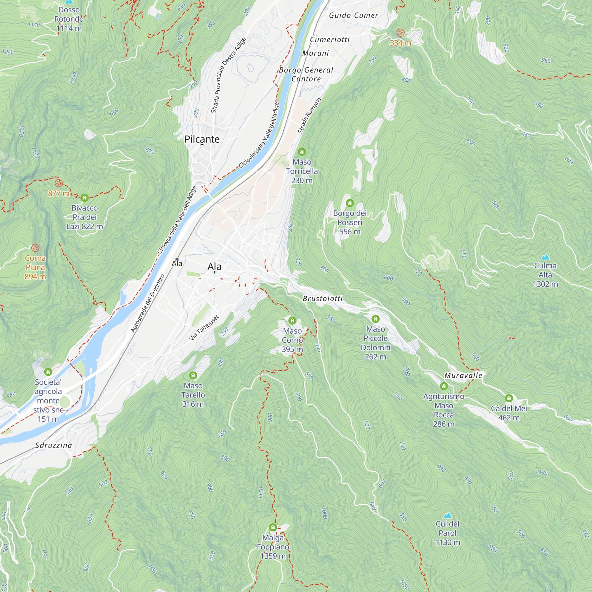 Casa dele guardie map