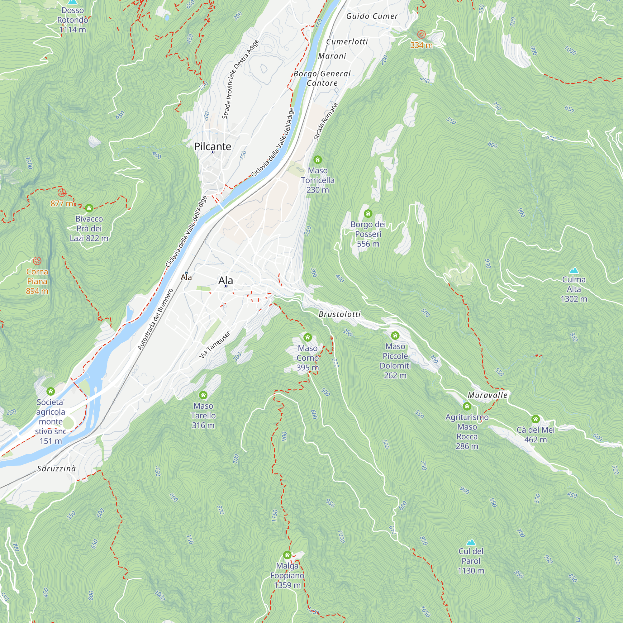 Casa dele guardie map