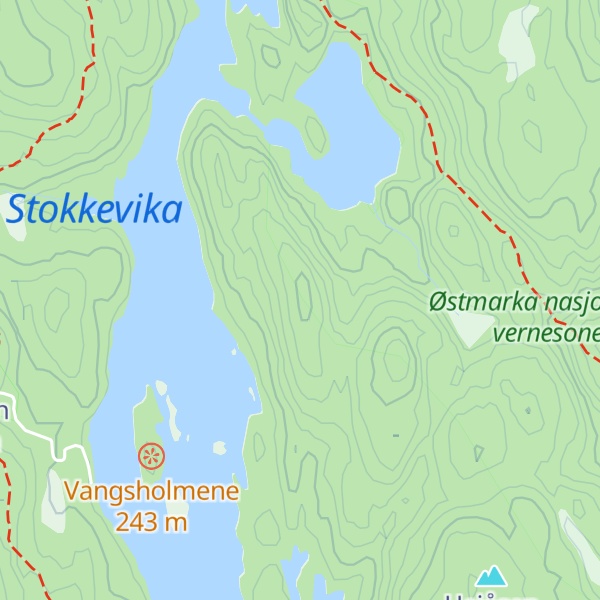 Map of Luttjernshøgdene