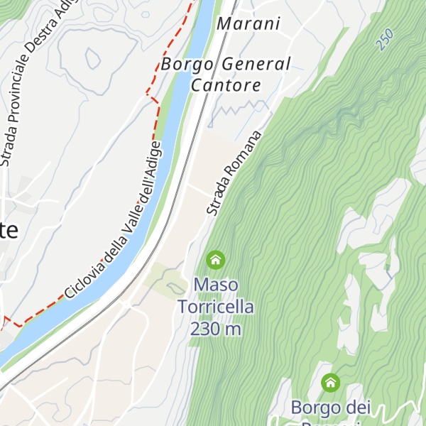 Map of Maso della fame