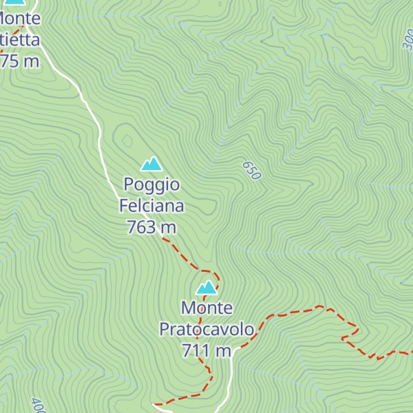 Map of Cerreto Alto