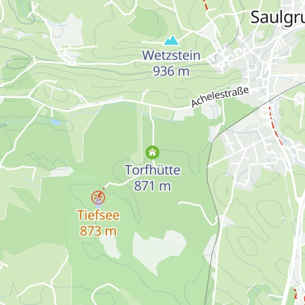 Map of Torfhütte