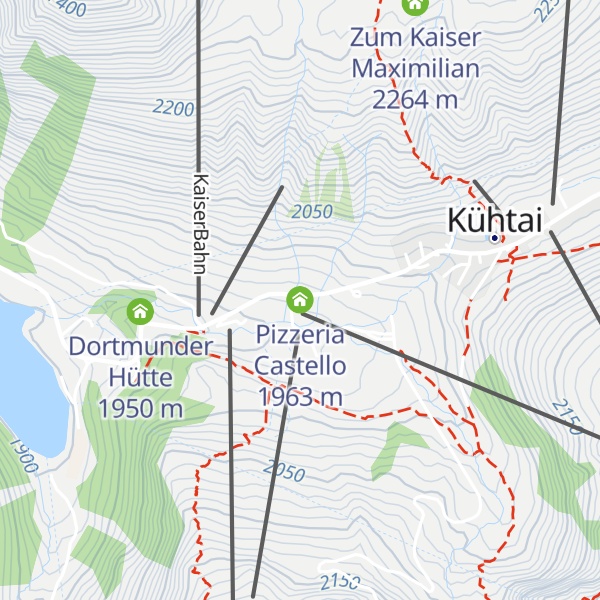 Map of Pizzeria Castello