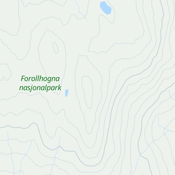 Map of Åslifjellet