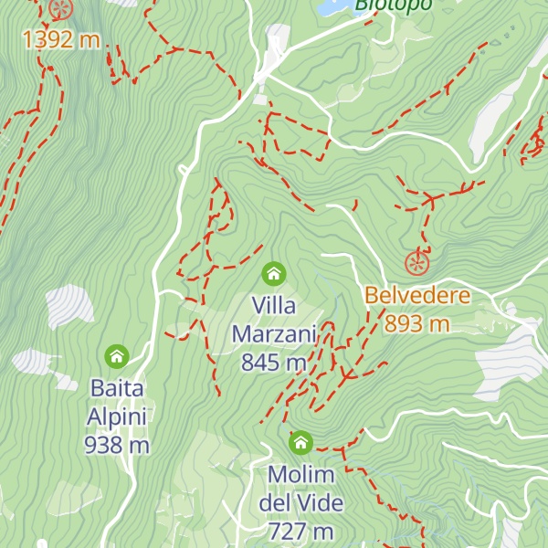 Map of Villa Marzani