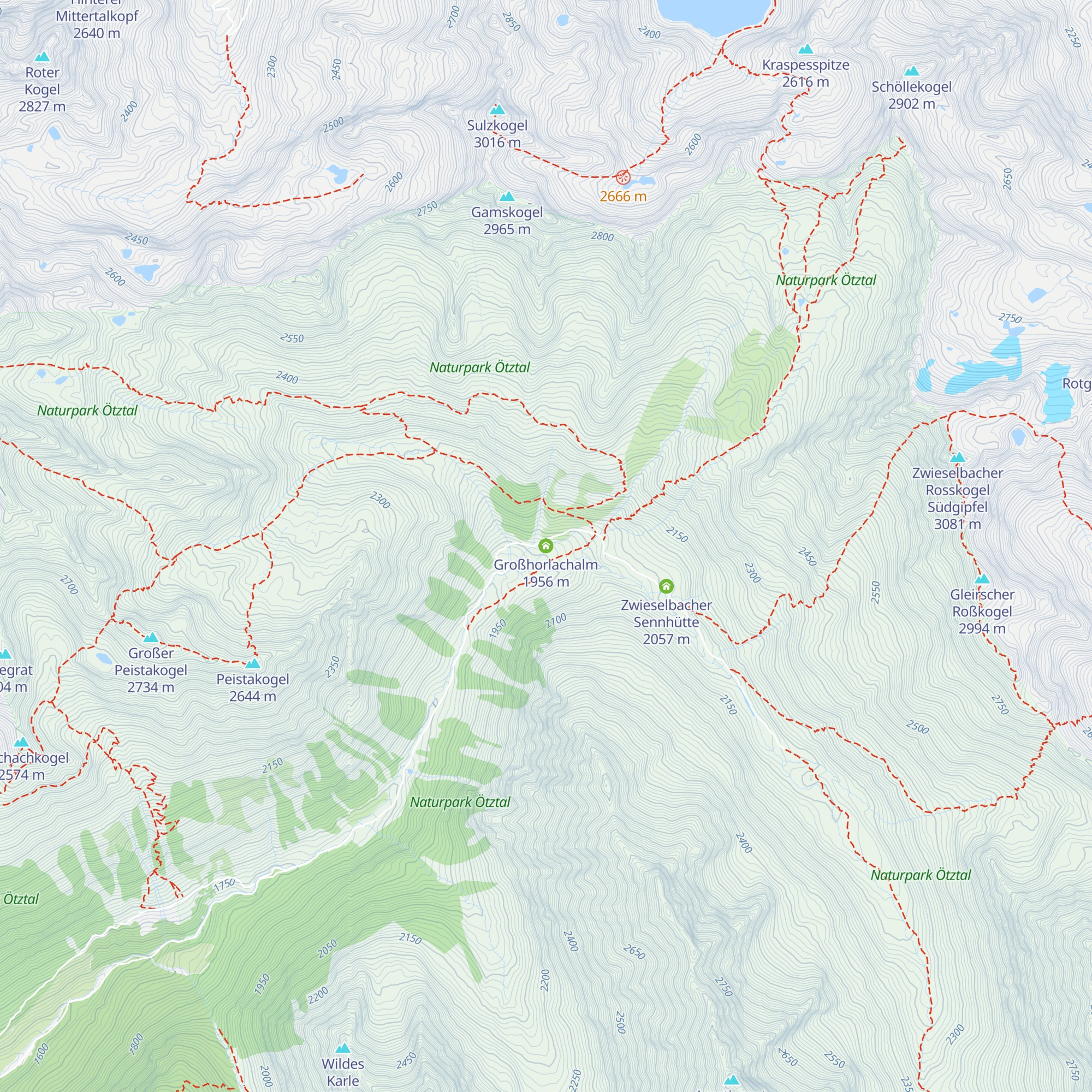 Großhorlachalm map