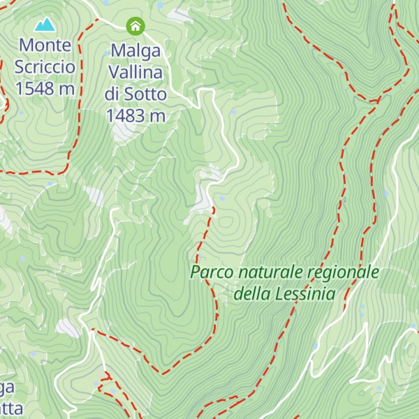 Map of Malga Tommasona