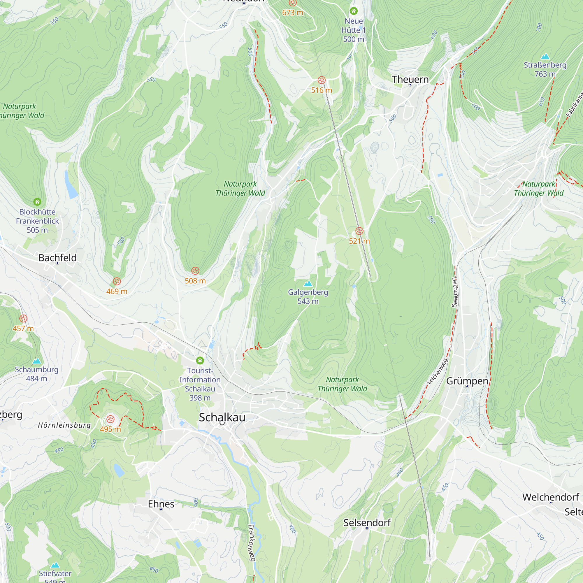 Heinzenhütte map