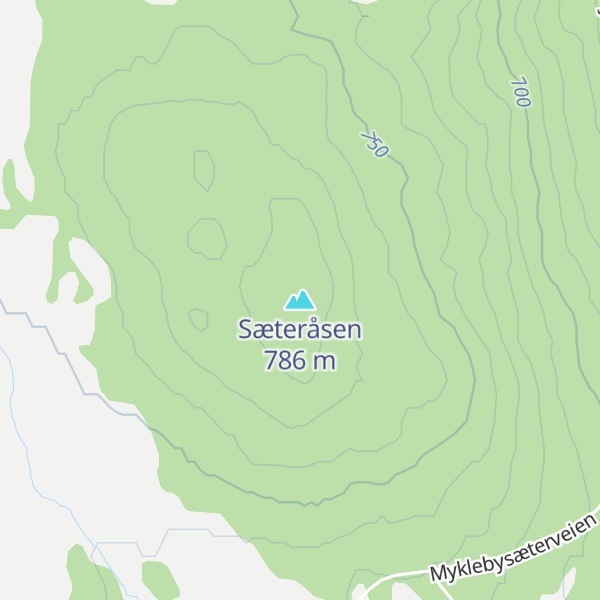 Map of Sæteråsen