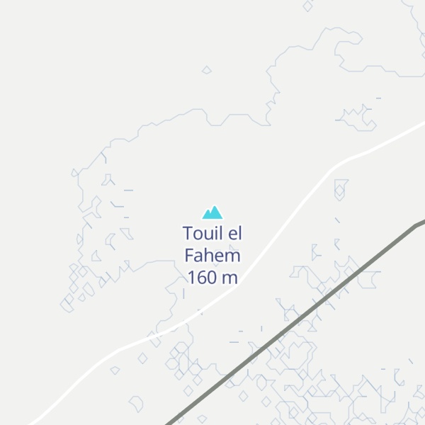 Map of Touil el Fahem