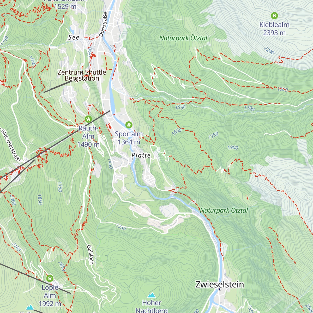 Moosalm map