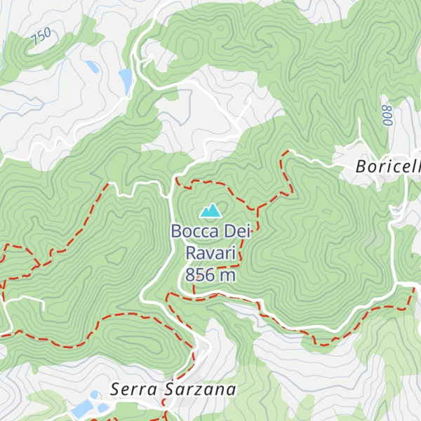 Map of Bocca Dei Ravari