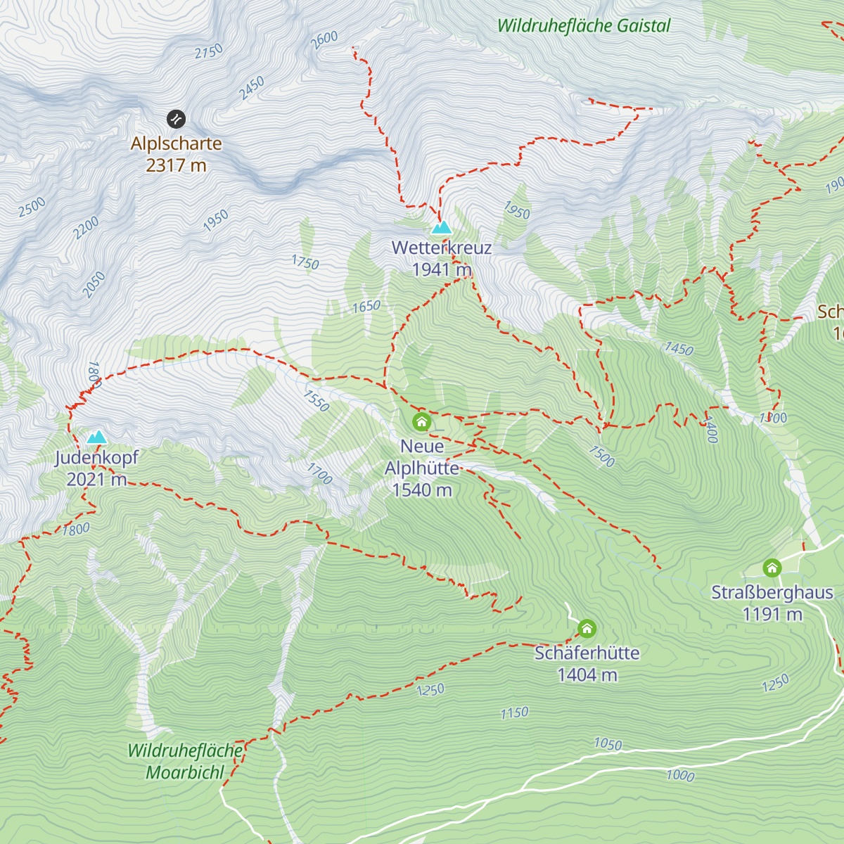 Neue Alplhütte map
