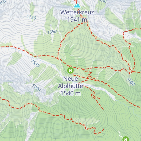 Map of Neue Alplhütte