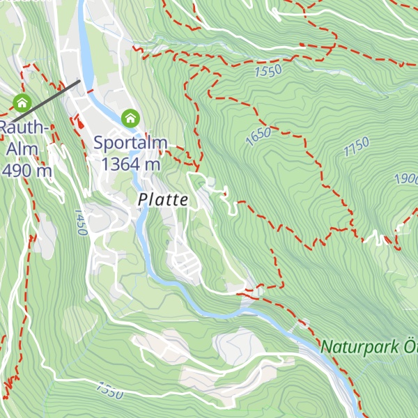 Map of Kornkasten Moosalm