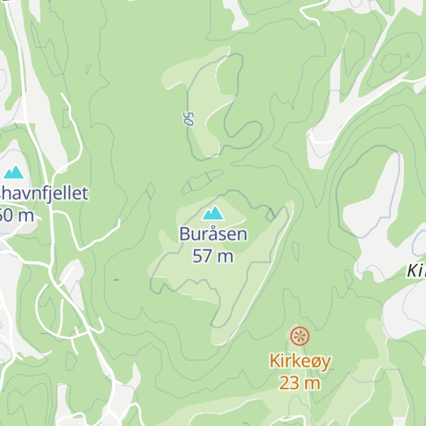 Map of Buråsen