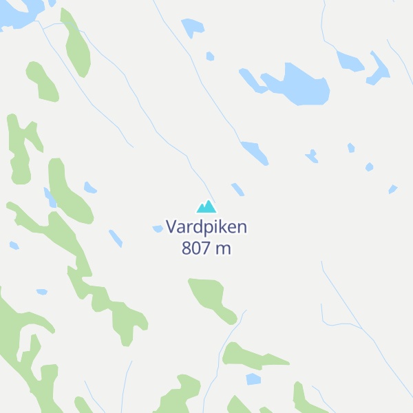 Map of Vardpiken